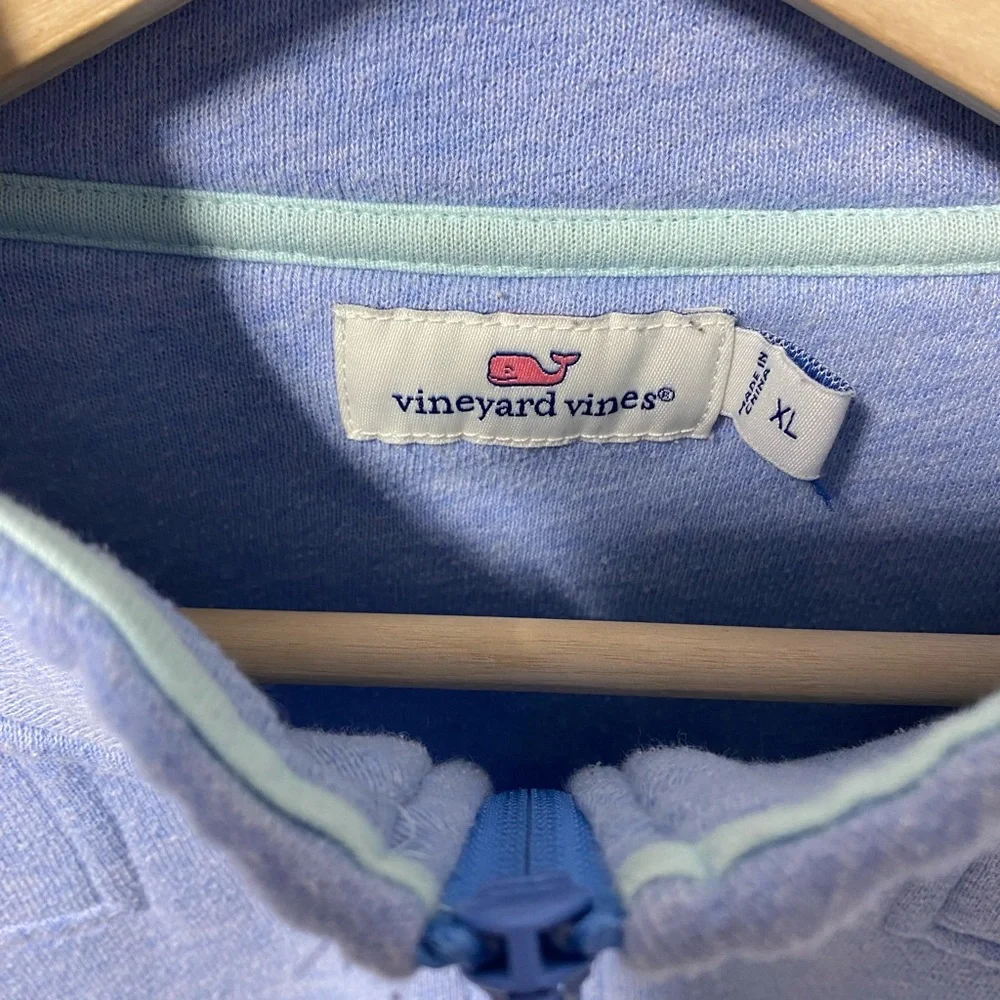 Vineyards Vines Martha’s Vineyard blue 1/4 zip pullover size XL - Picture 5 of 8